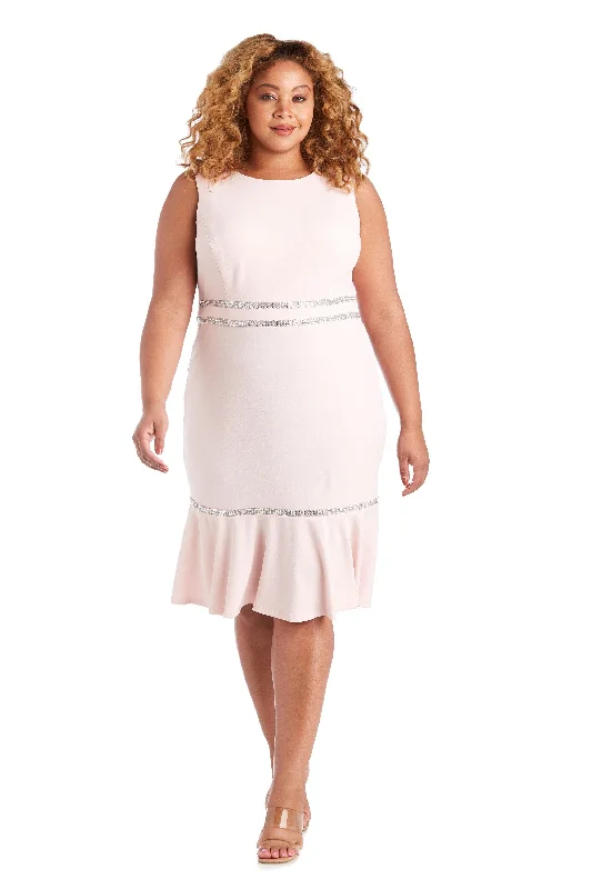 R&M Richards 5619W Short Mother Of The Bride Dress