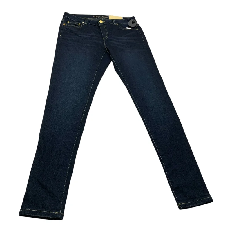 Jeans Skinny By Michael By Michael Kors In Blue Denim, Size: 4