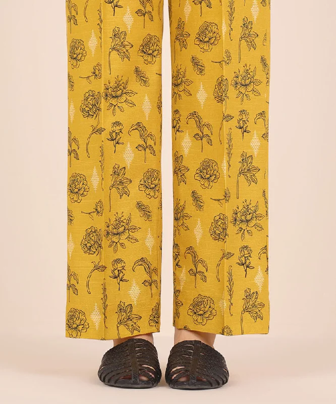 Printed Light Khaddar Pants