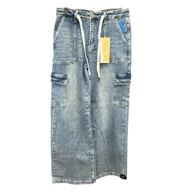 Jeans Boyfriend By Risen In Blue Denim, Size: 12