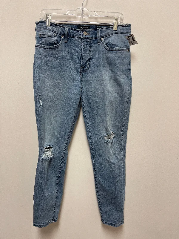 Jeans Skinny By Lucky Brand In Blue Denim, Size: 12