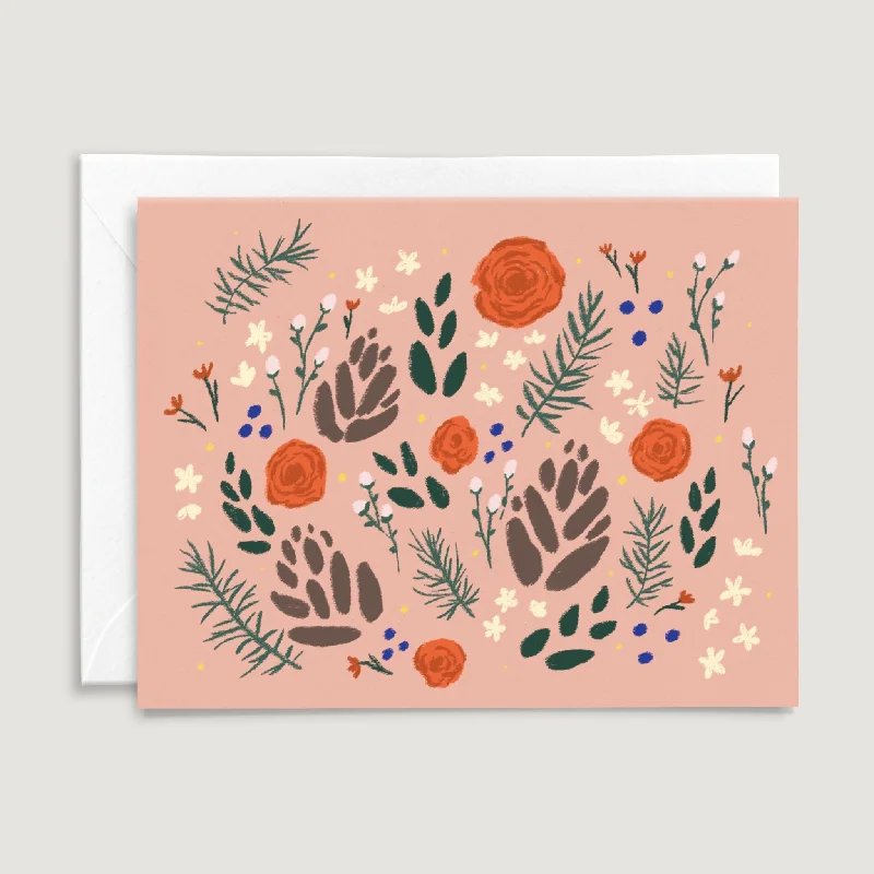 Botanical Christmas Card