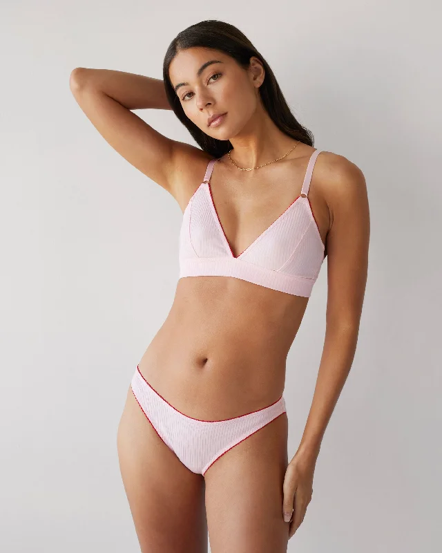 Dear Dylan Organic Rib Bralette - Cupid