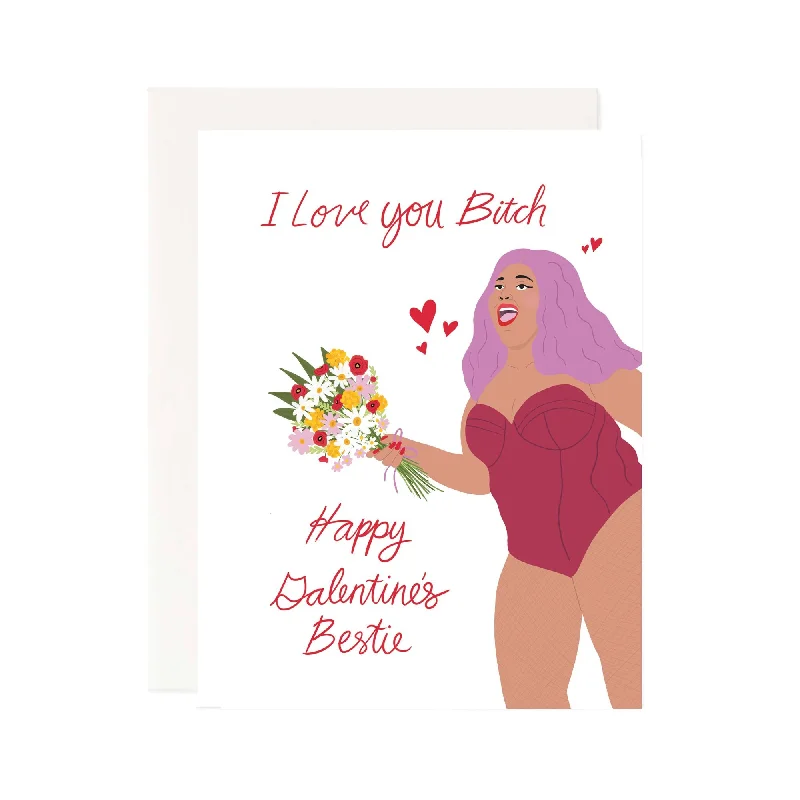 Galentine's Bestie Galentine's Day Card