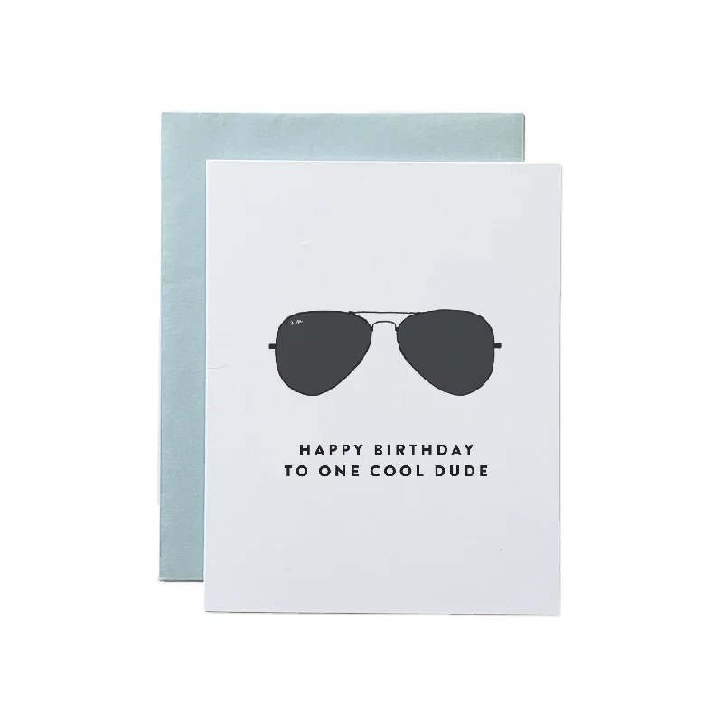 One Cool Dude Birthday Card