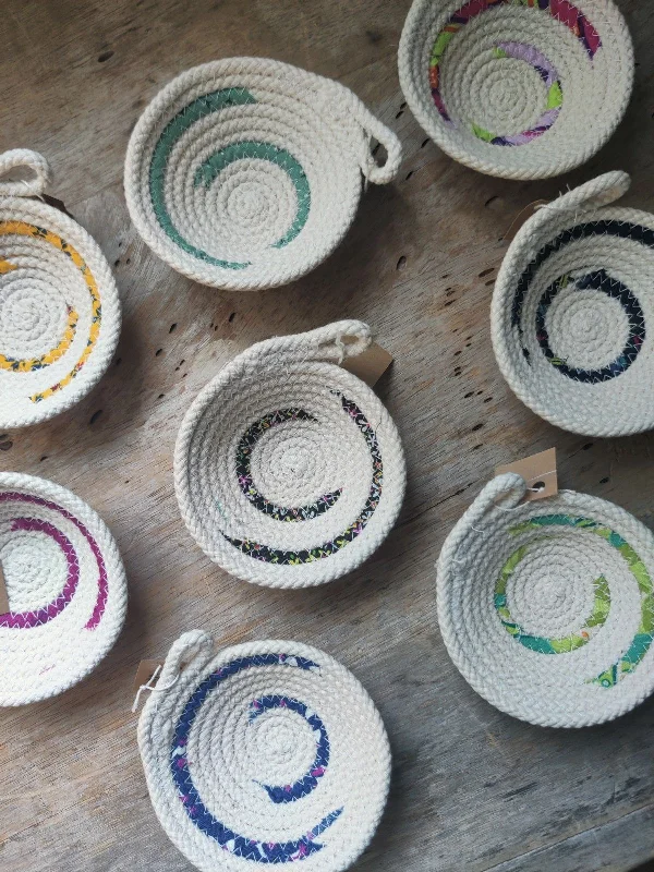 Small Cotton Rope Bowl