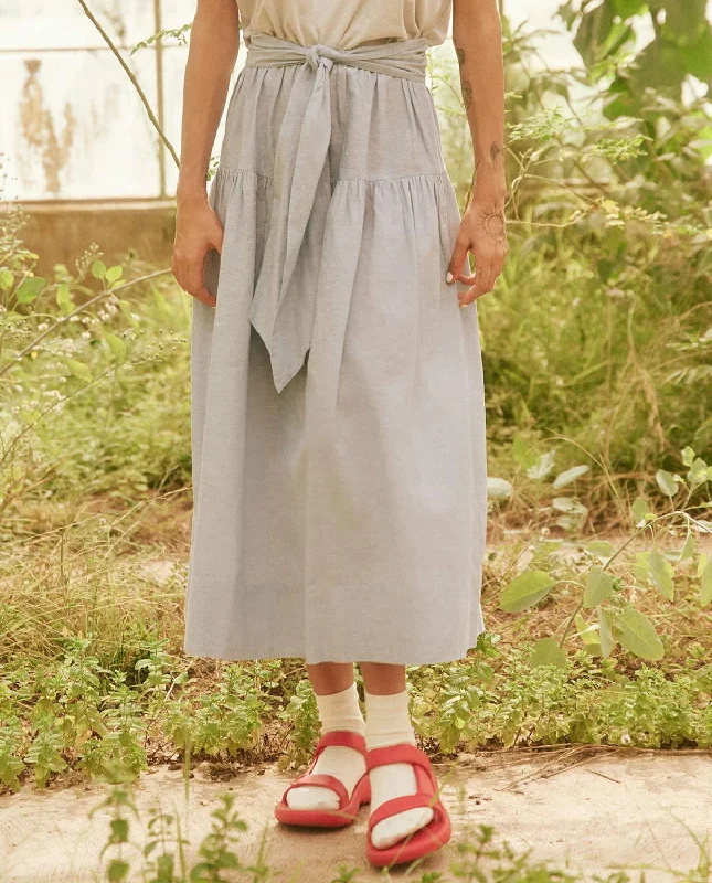 The Waltz Skirt In Light Chambray