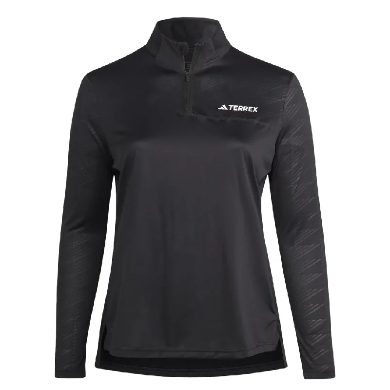 adidas - Women's Terrex Multi Half-Zip Long Sleeve Shirt (Plus Size) (HM3988)