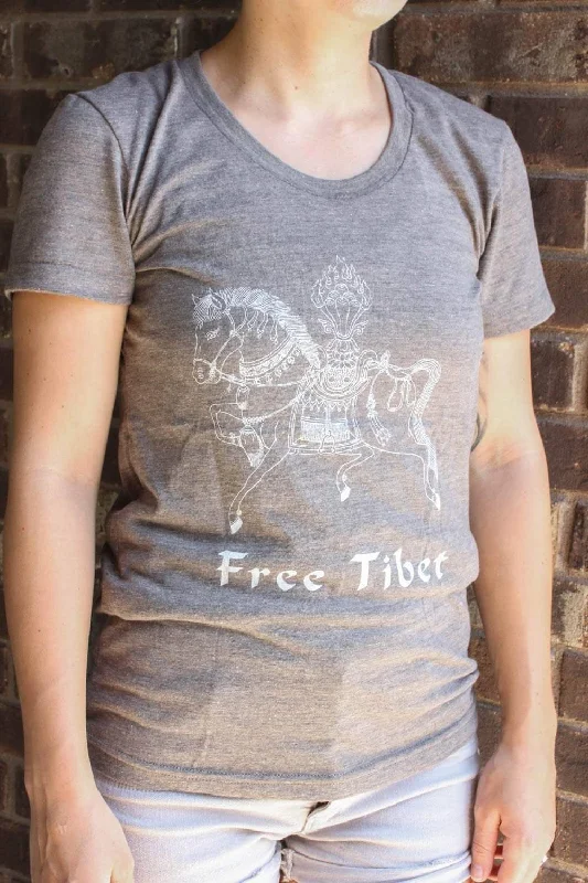 Free Tibet Women's Cap Sleeve Shirt